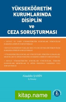 Yükseköğretim Kurumlarında Disiplin ve Ceza Soruşturması