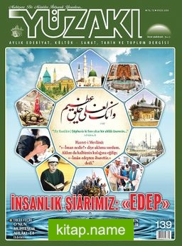 Yüzakı Aylık Edebiyat, Kültür, Sanat, Tarih ve Toplum Dergisi / Sayı:139 Eylül 2016
