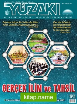 Yüzakı Aylık Edebiyat, Kültür, Sanat, Tarih ve Toplum Dergisi / Sayı:151 Eylül 2017