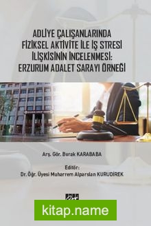 Adliye Çalışanlarında Fiziksel Aktivite ile İş Stresi İlişkisinin İncelenmesi : Erzurum Adalet Sarayı Örneği