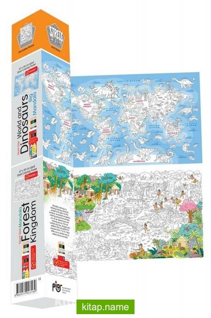 Big Mandala – Giant Size World and Dinosaurs – Giant Size Forest Kingdom