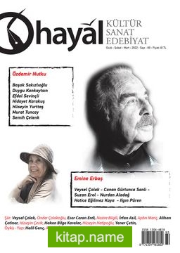 Hayal Kültür Sanat Edebiyat Dergisi Sayı:80 Ocak-Şubat-Mart 2022