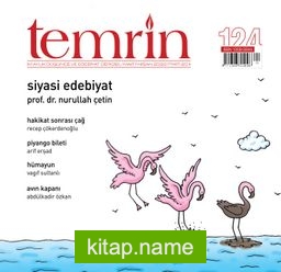 Temrin Aylık Edebiyat Dergisi Sayı:124 Mart-Nisan 2022